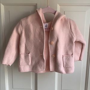 Baby Gap Pink Bear Sweater